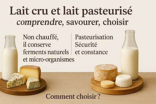 Lait cru et lait pasteurisé : comprendre, savourer, choisir