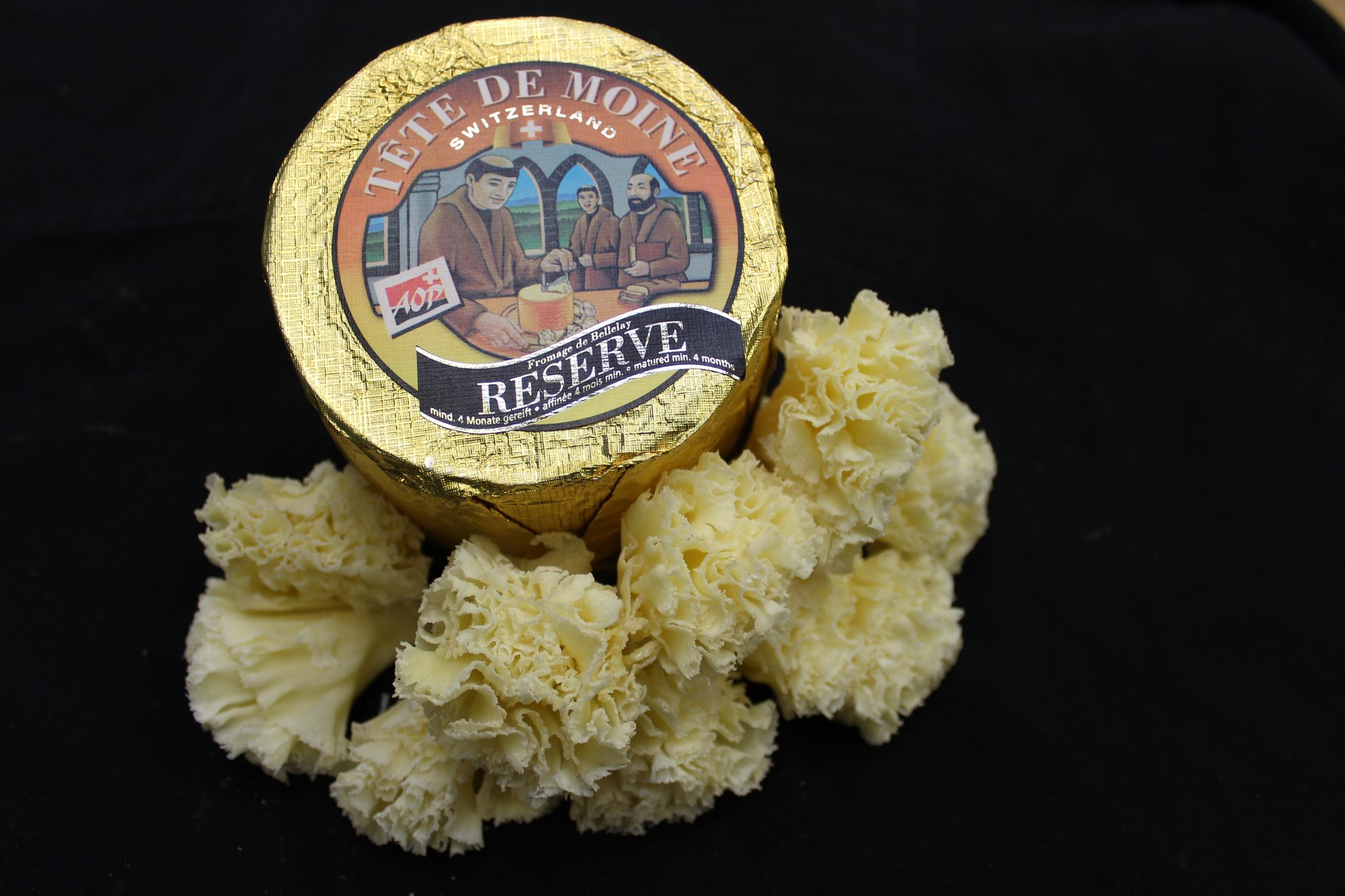 Tête de Moine, fromage affiné par La Fromagerie du Berger