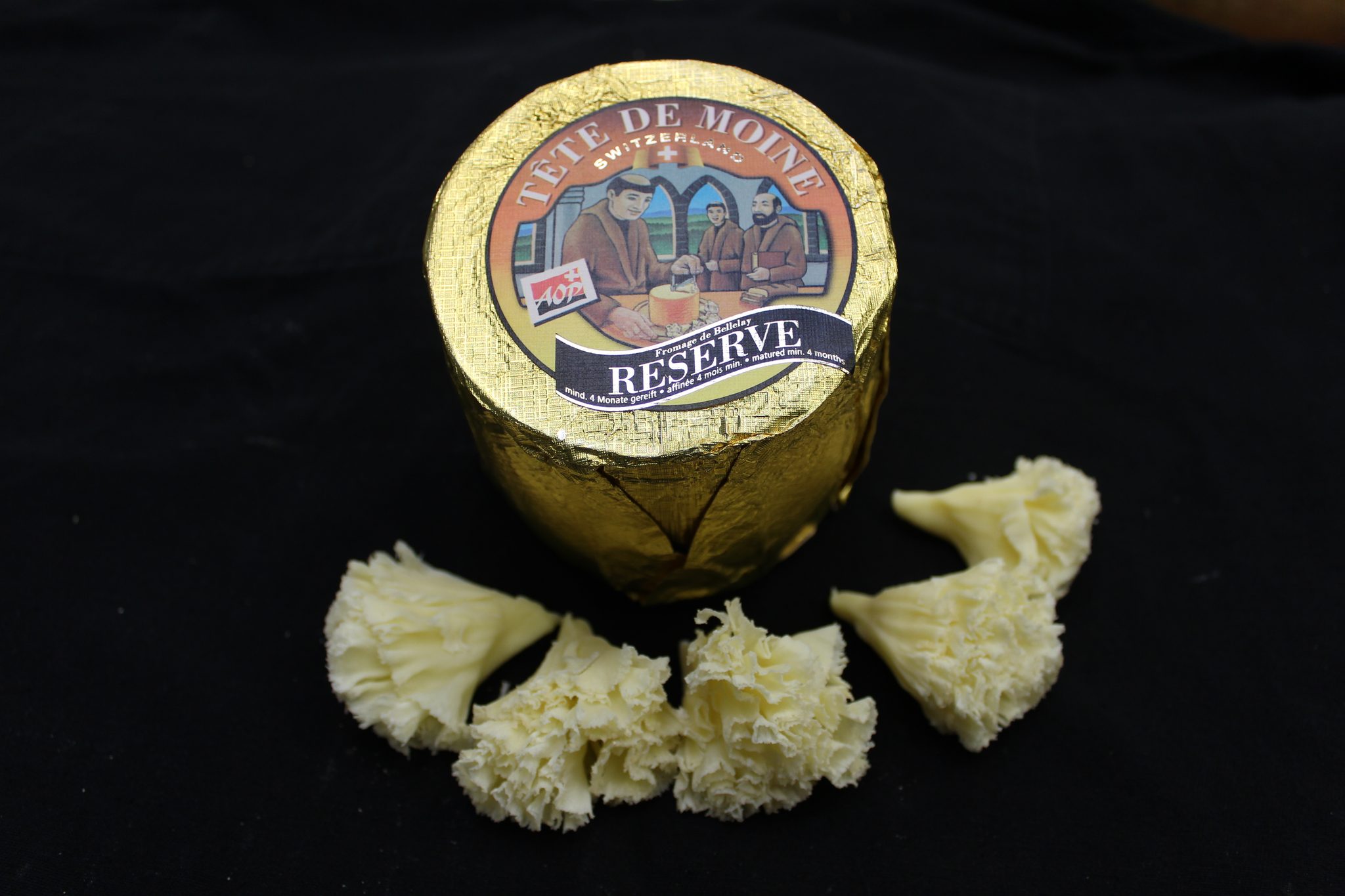 Tête de Moine, fromage affiné par La Fromagerie du Berger